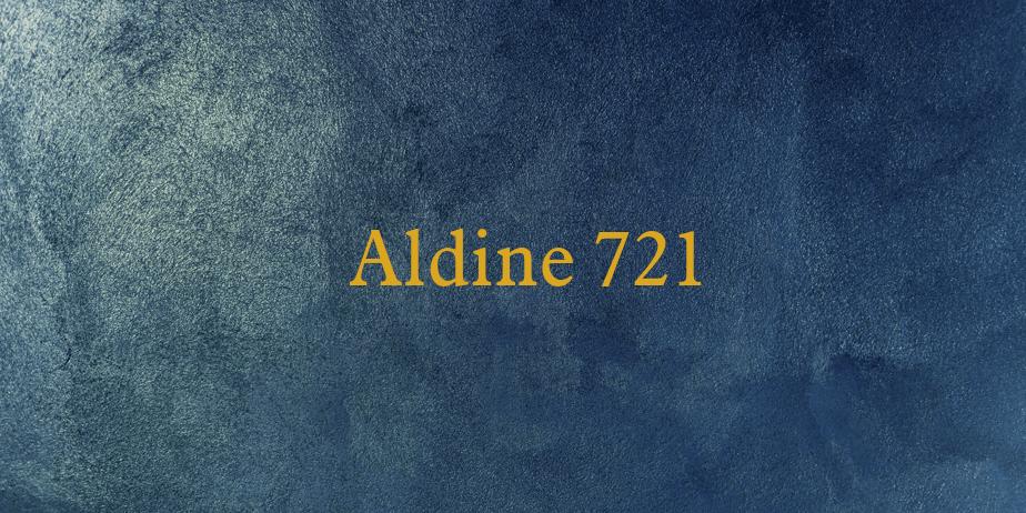 Fonte Aldine 721