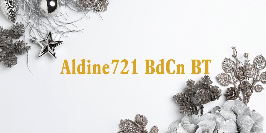 Fonte Aldine721 BdCn BT