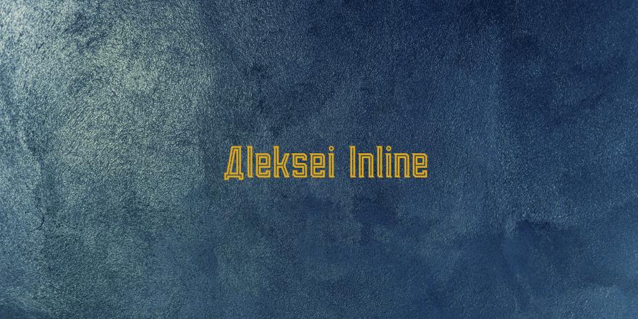 Fonte Aleksei Inline