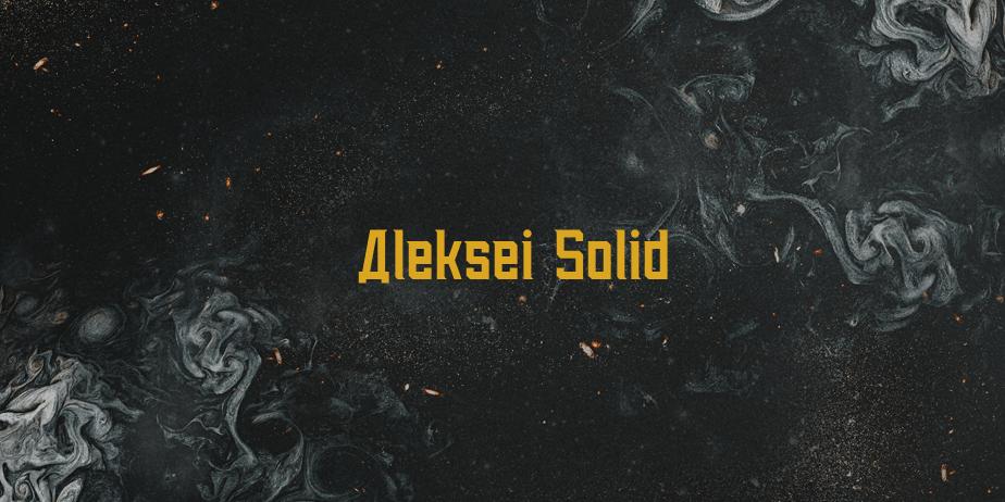 Fonte Aleksei Solid