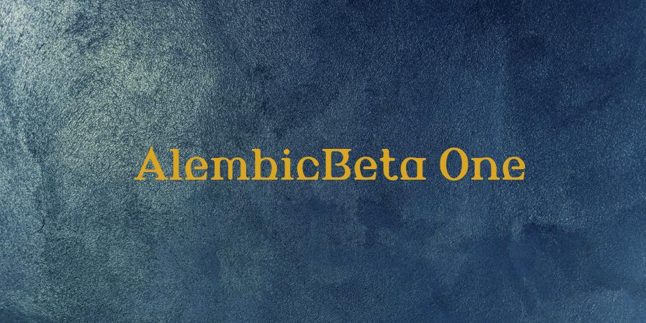 Fonte AlembicBeta One