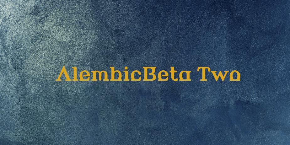 Fonte AlembicBeta Two