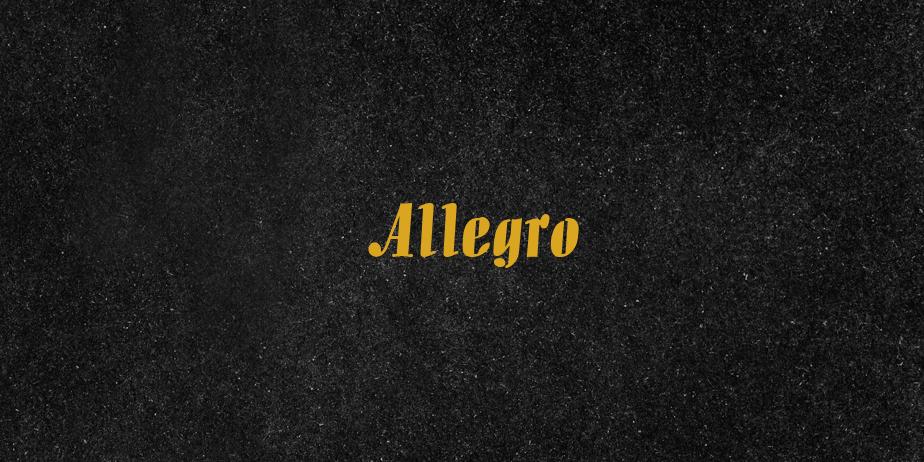 Fonte Allegro