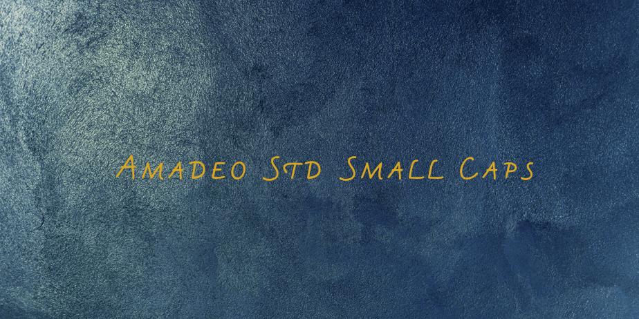 Fonte Amadeo Std Small Caps