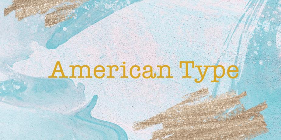 Fonte American Type