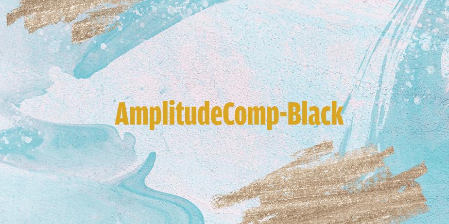 Fonte AmplitudeComp-Black