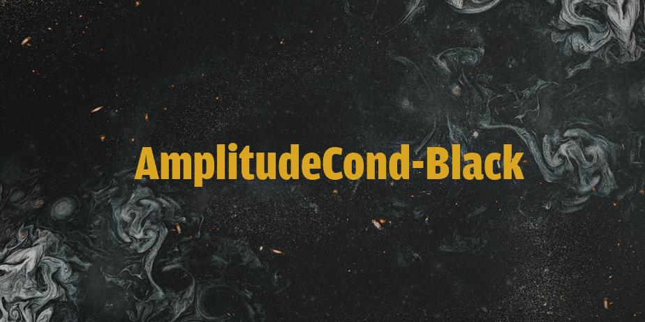 Fonte AmplitudeCond-Black