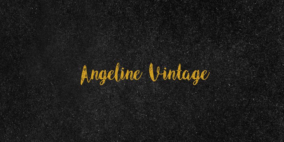 Fonte Angeline Vintage