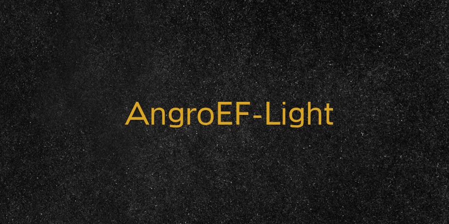 Fonte AngroEF-Light