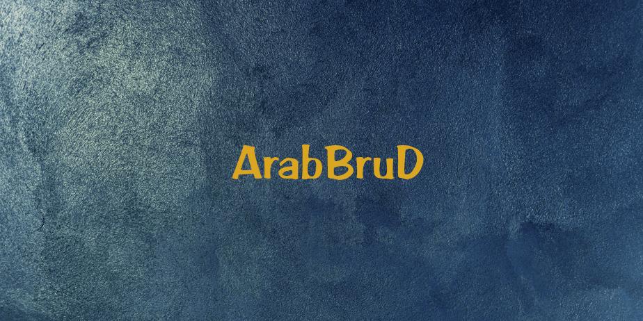 Fonte ArabBruD