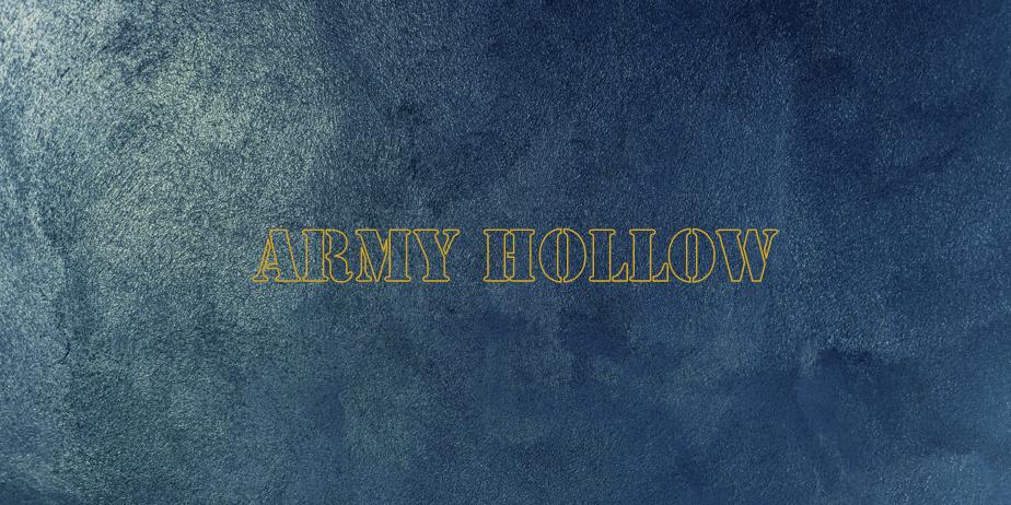 Fonte Army Hollow