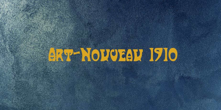 Fonte Art-Nouveau 1910