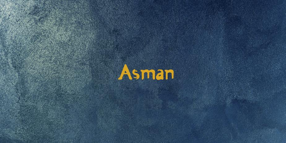 Fonte Asman