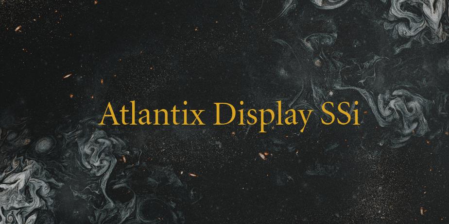 Fonte Atlantix Display SSi