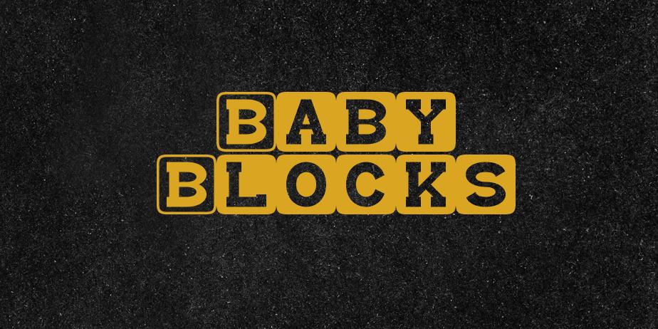 Fonte Baby Blocks