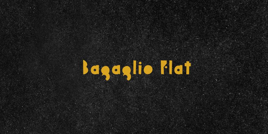 Fonte Bagaglio Flat