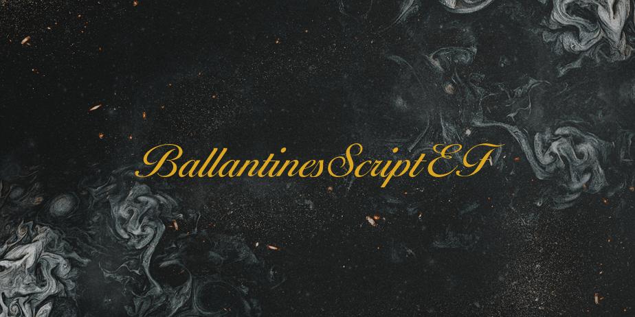 Fonte BallantinesScriptEF