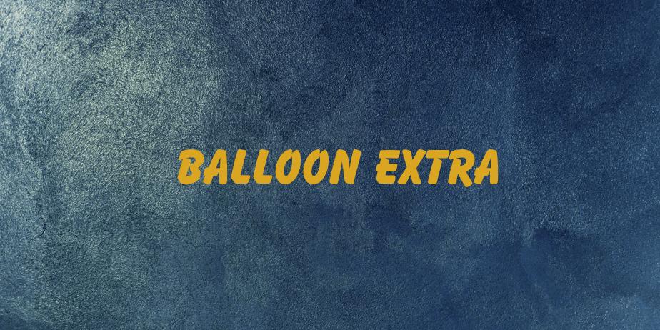 Fonte Balloon Extra