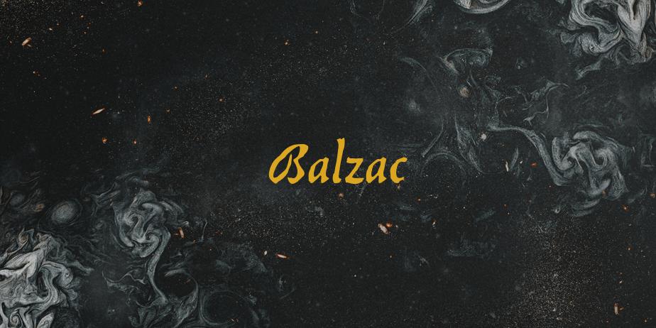 Fonte Balzac