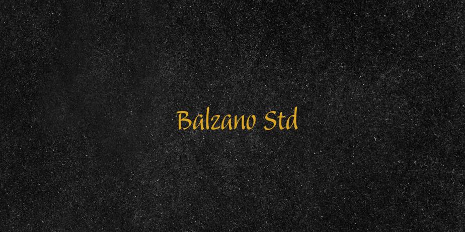 Fonte Balzano Std