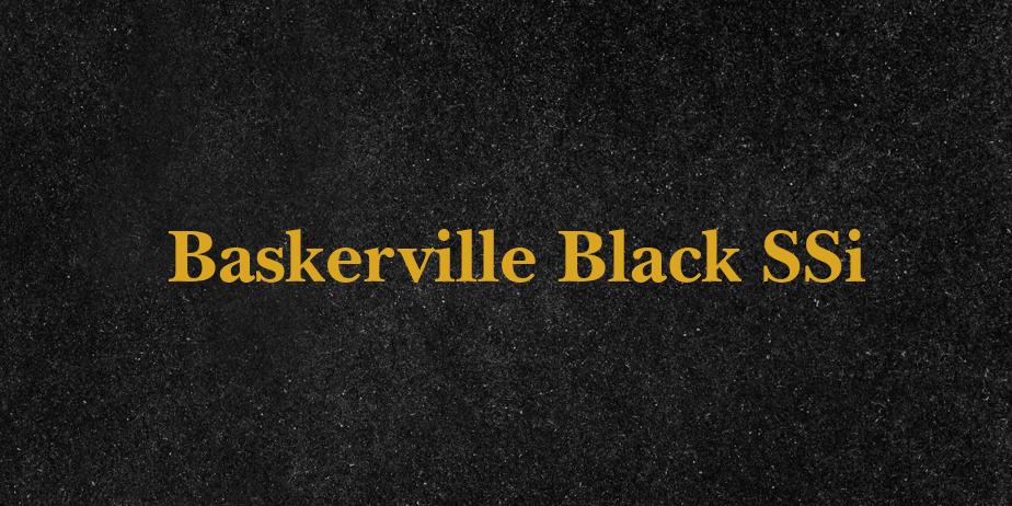 Fonte Baskerville Black SSi