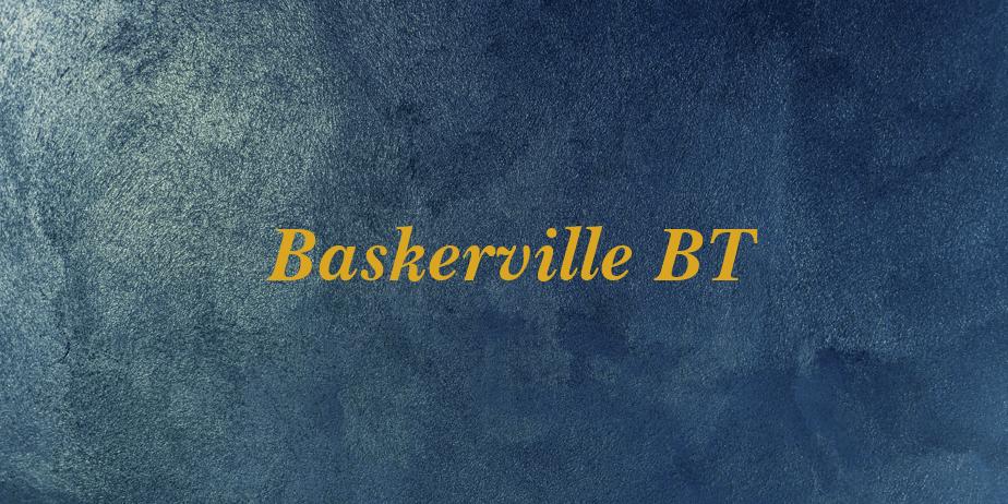 Fonte Baskerville BT