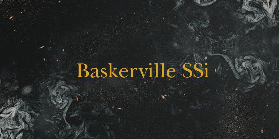 Fonte Baskerville SSi