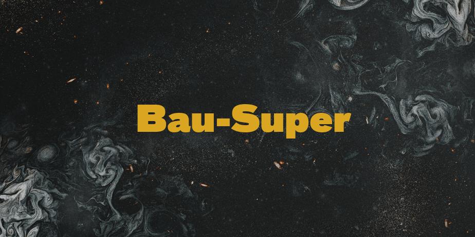 Fonte Bau-Super