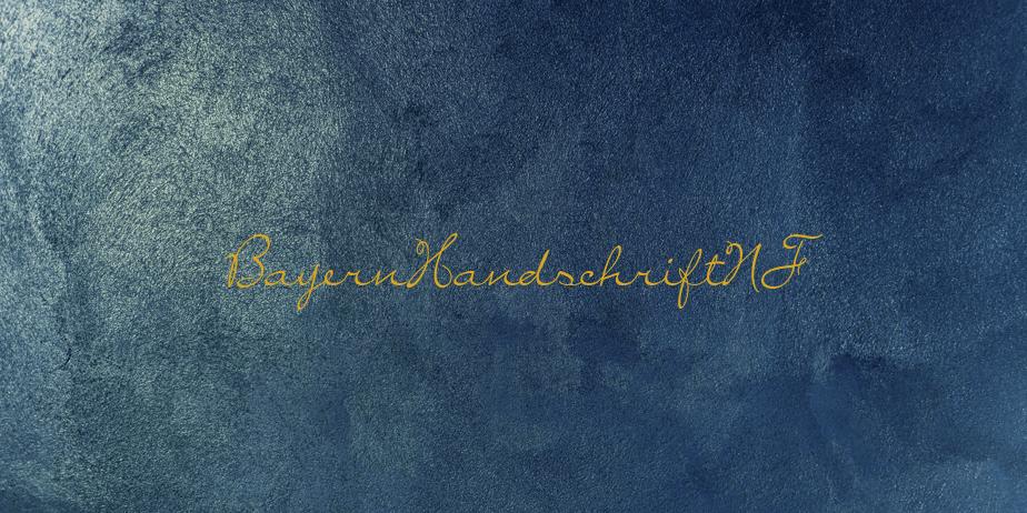 Fonte BayernHandschriftNF