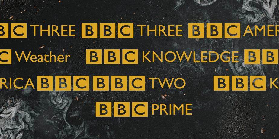 Fonte BBC Striped Channel Logos