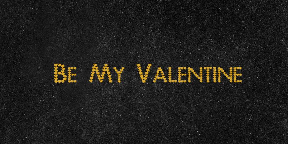 Fonte Be My Valentine