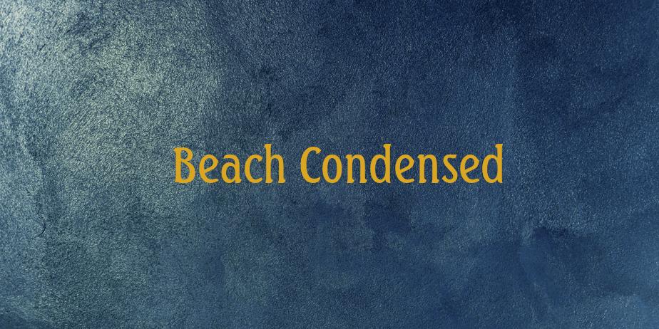 Fonte Beach Condensed