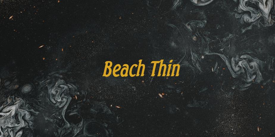 Fonte Beach Thin