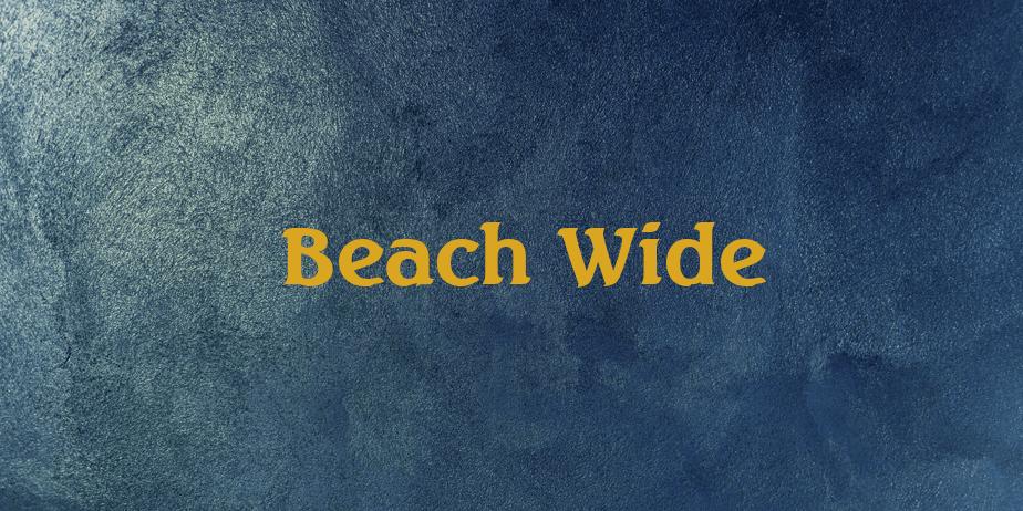 Fonte Beach Wide