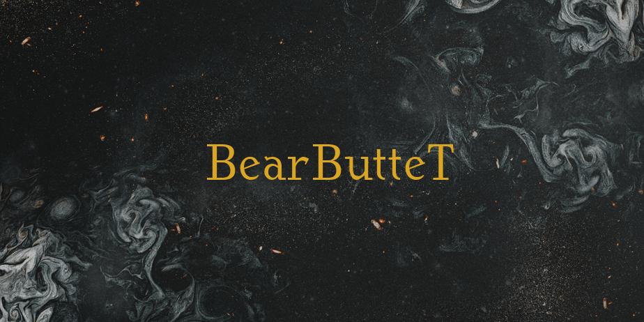 Fonte BearButteT