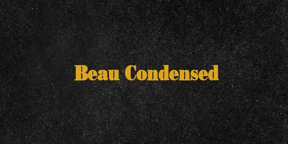 Fonte Beau Condensed