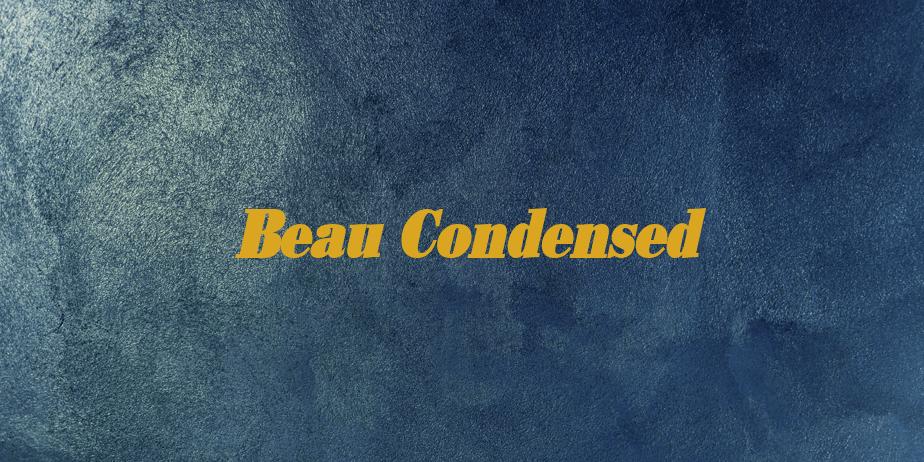 Fonte Beau Condensed