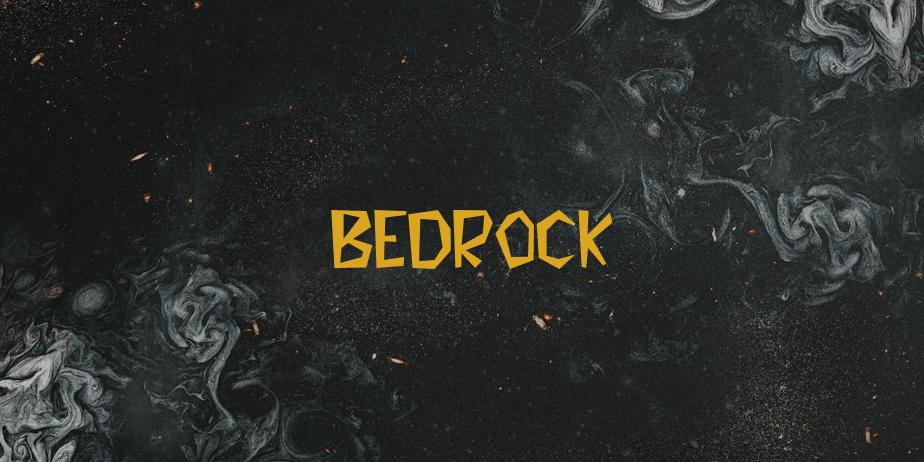 Fonte Bedrock