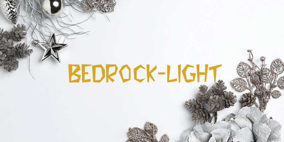 Fonte Bedrock-Light