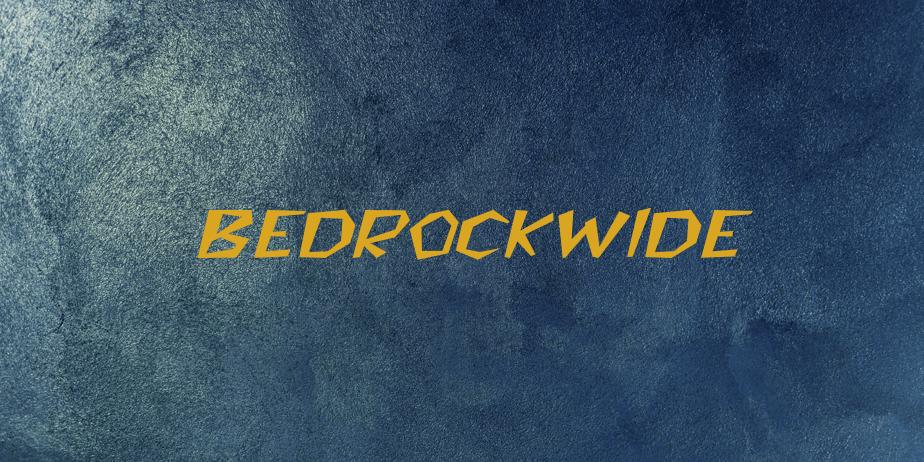 Fonte BedrockWide