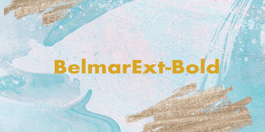 Fonte BelmarExt-Bold