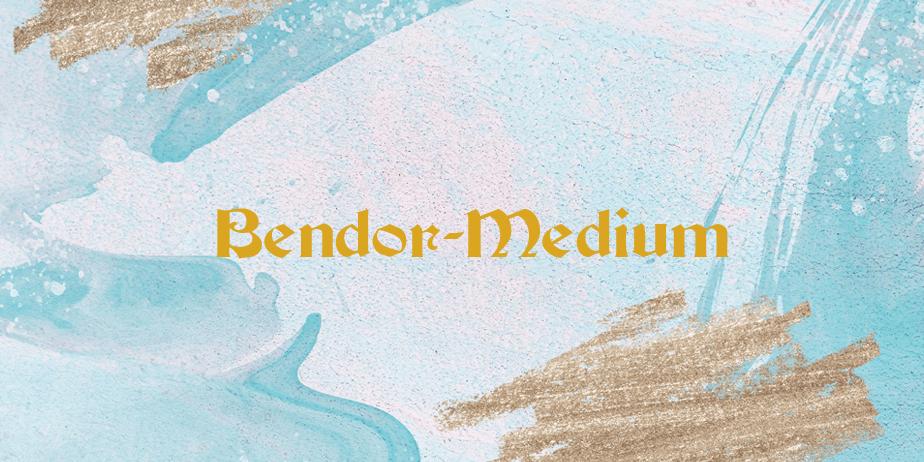 Fonte Bendor-Medium