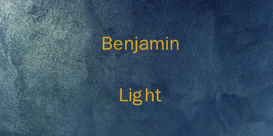 Fonte Benjamin Gothic Light