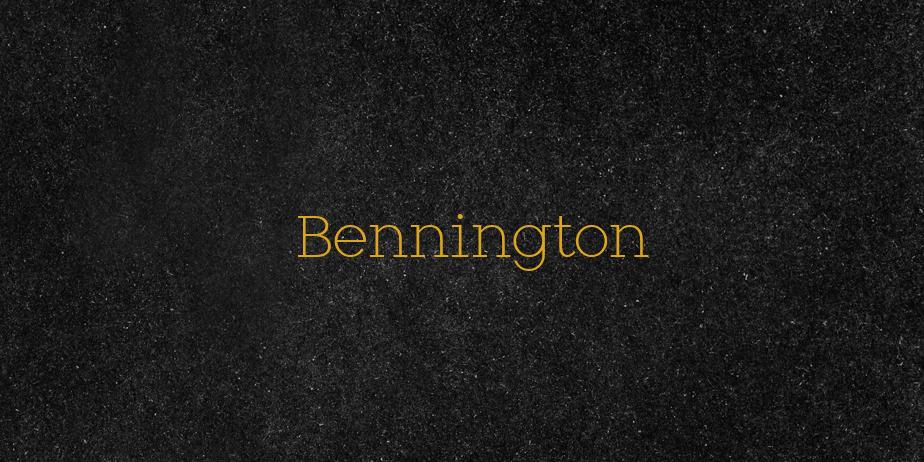 Fonte Bennington