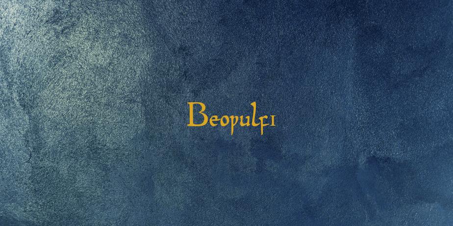 Fonte Beowulf1