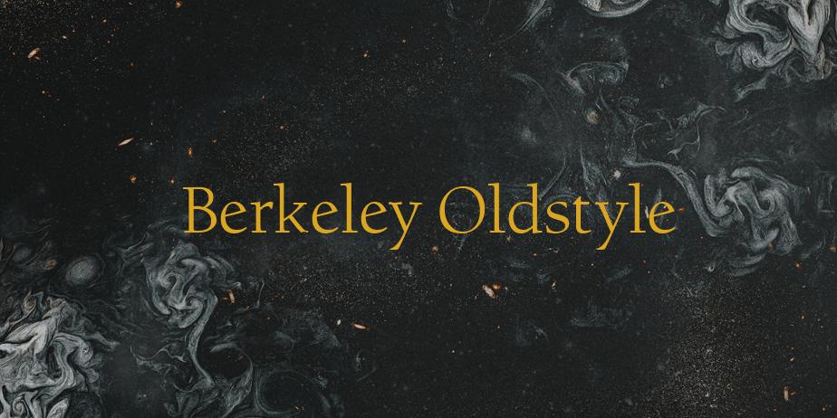 Fonte Berkeley Oldstyle