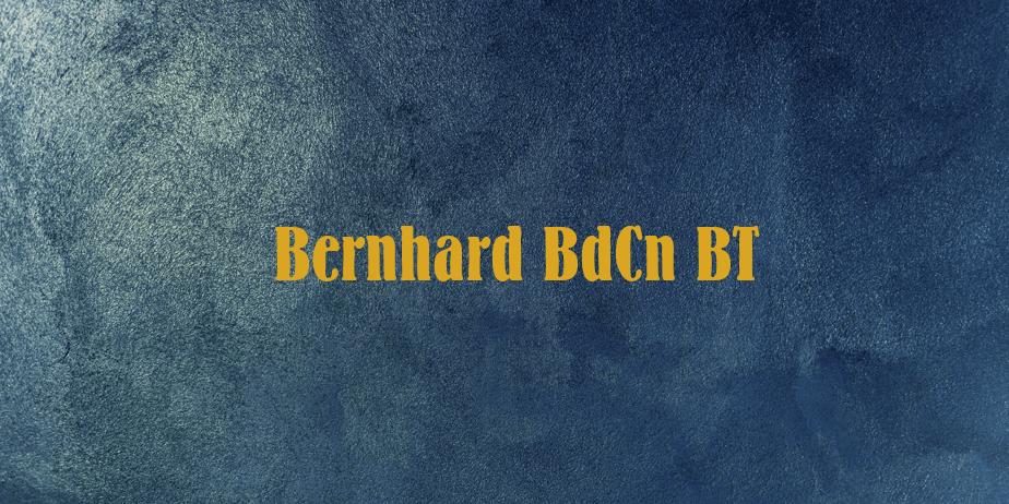 Fonte Bernhard BdCn BT