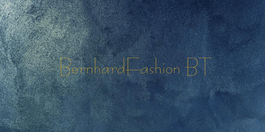 Fonte BernhardFashion BT