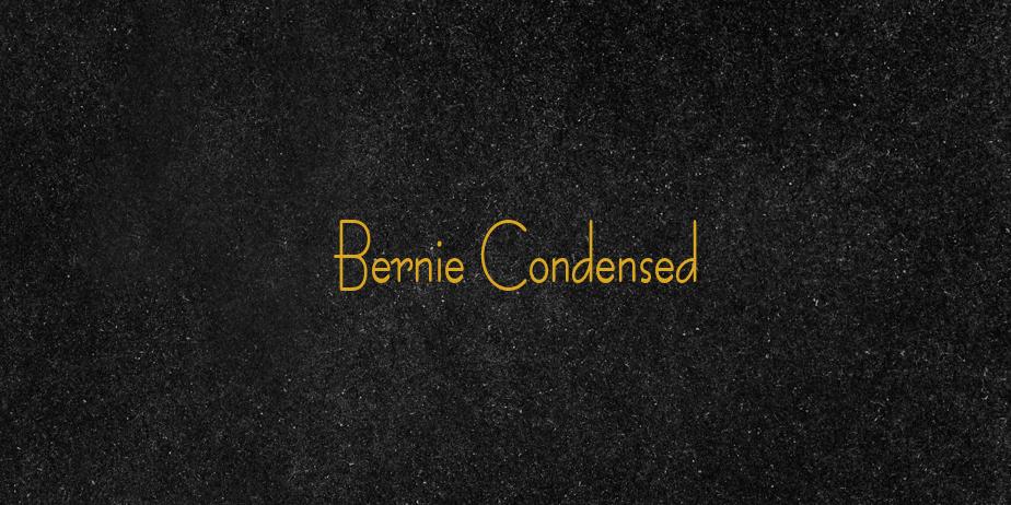 Fonte Bernie Condensed