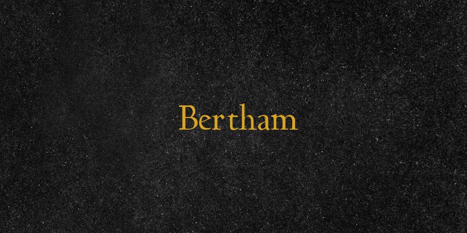 Fonte Bertham